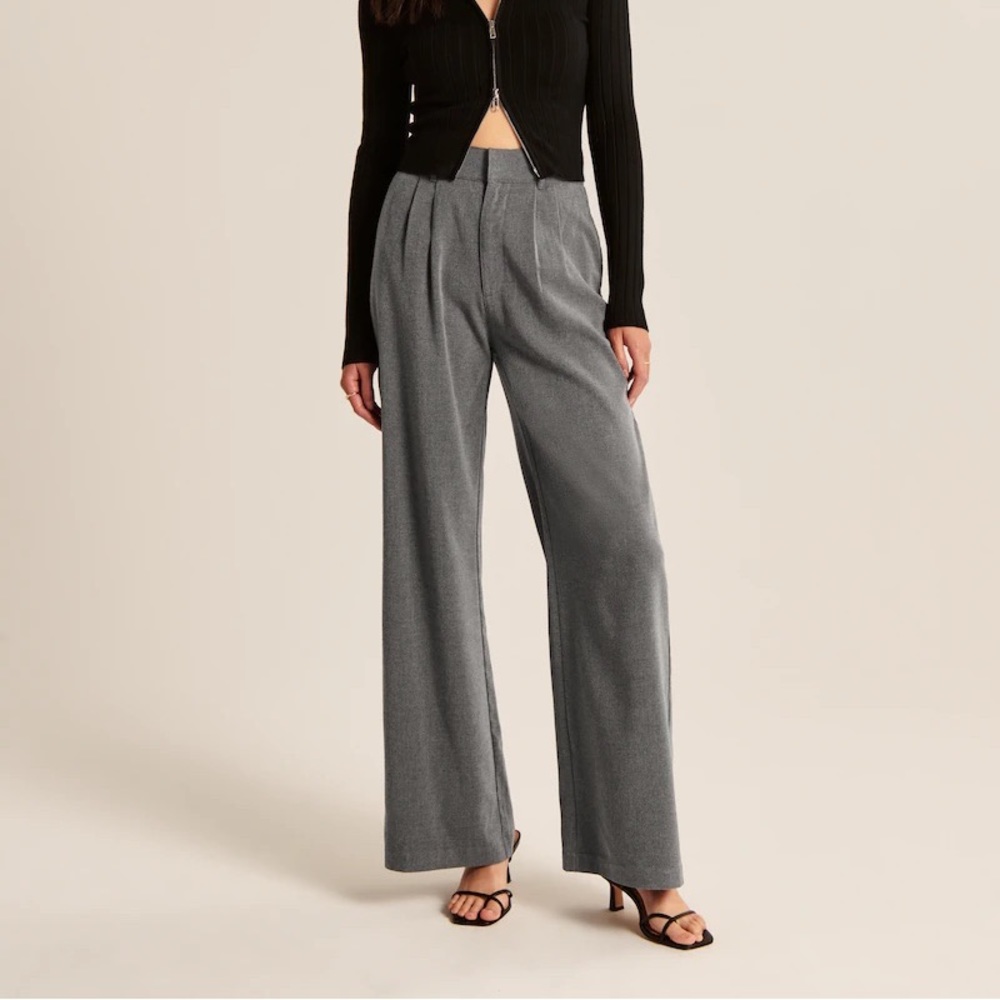 Abercrombie tailored wide leg pant